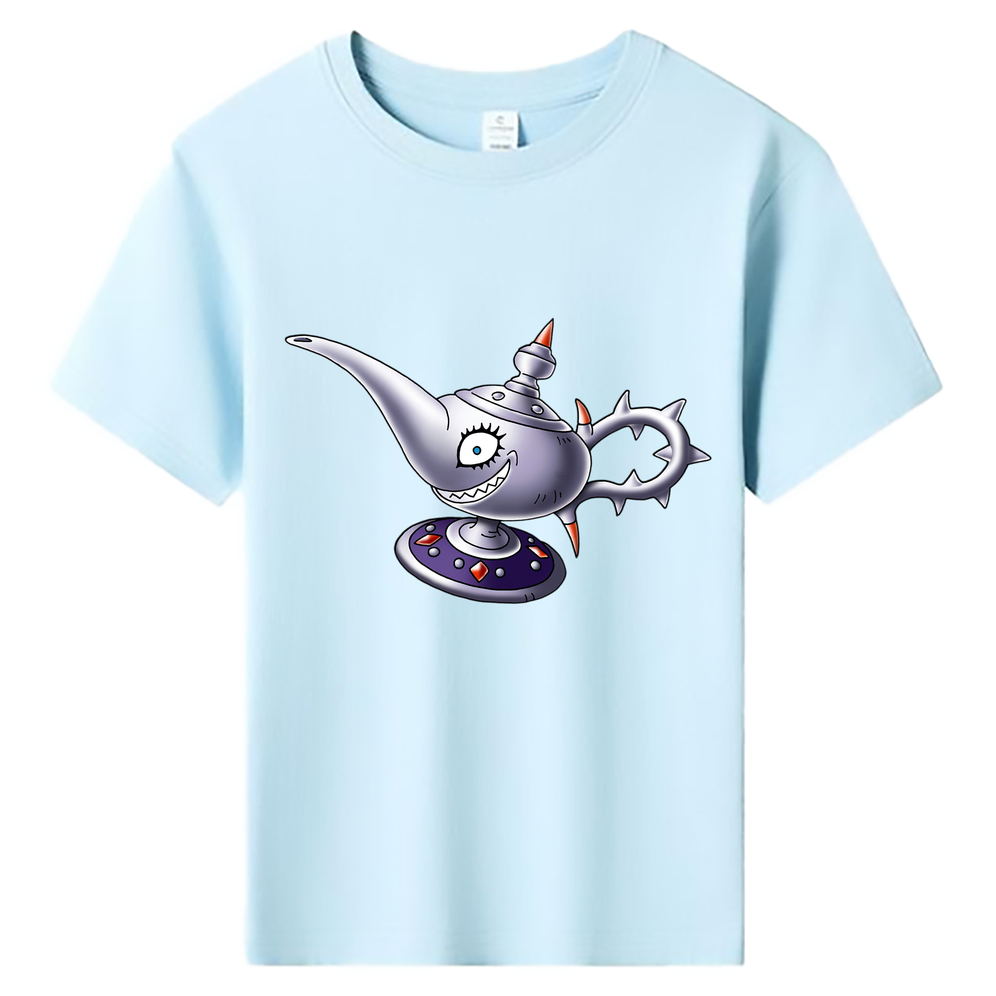 （画像用） ドラゴンクエスト Doragon Kuesuto Dragon Quest 綿100％キッズTシャツ（フロントプリント）